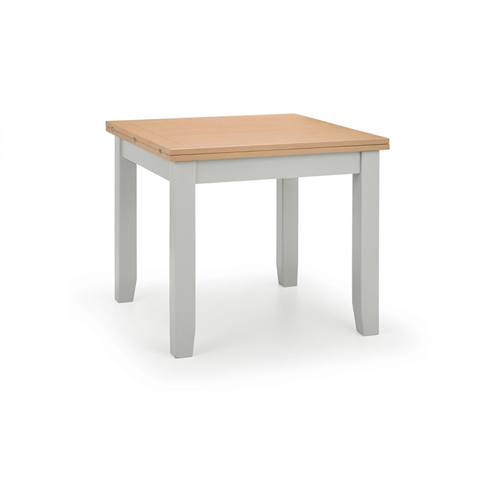 Richmond Flip-top Dining Table In Elephant Grey - Click Image to Close
